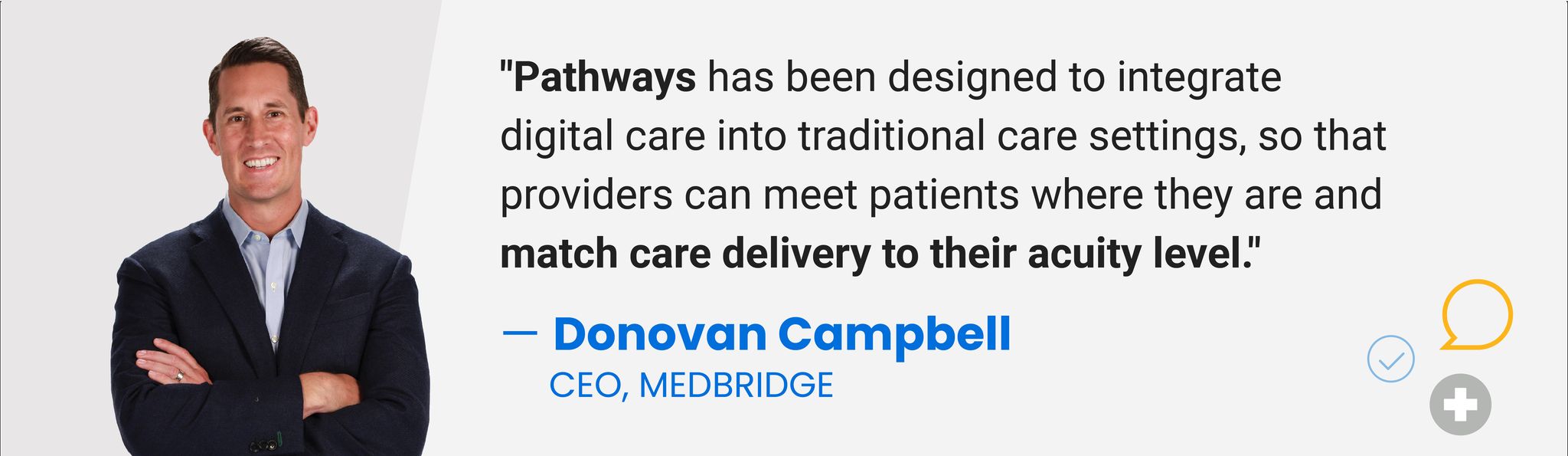 MedBridge CEO Donovan Campbell discusses Pathways, a new digital MSK care platform